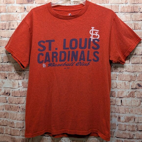 St. Louis Cardinals Baseball Club Short Sleeve T-Shirt Size Med - Picture 1 of 8